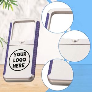Custom Logo LED <b>Slide</b> Out Magnifier, Portable Compact Reading Glass, Ideal Corporate Giveaway & Trade Show Item - Product Image 1
