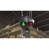 CROSSROADS Nouveau Système de Contrôle de Sécurité Routière XR-4 - Gestion du Trafic de Chariots Élévateurs pour Entrepôts Industriels en Acier Peint Garantie 2 Ans