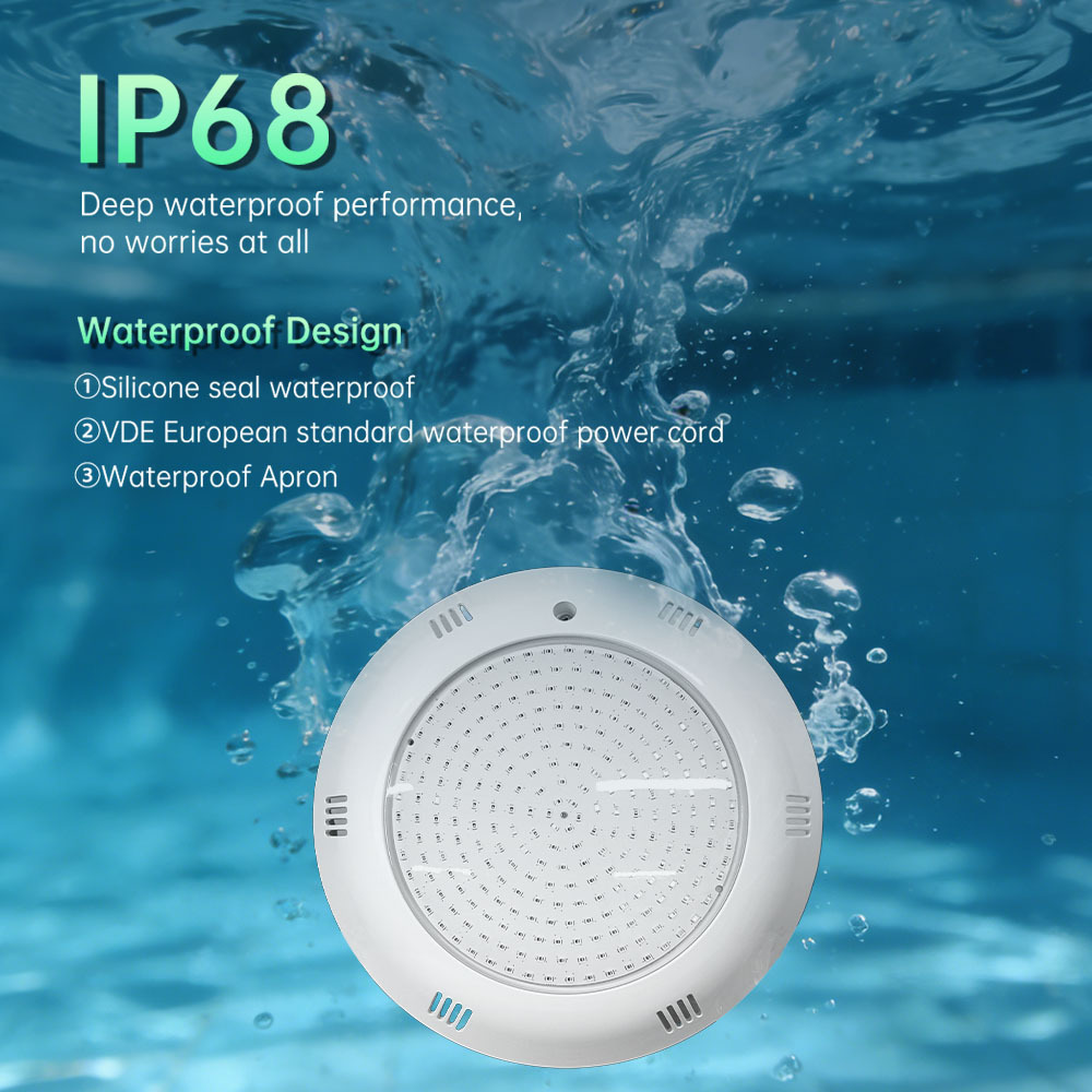 High Waterproof IP68 Underwater LED Pool Lighting, Wireless LED Pool Lights