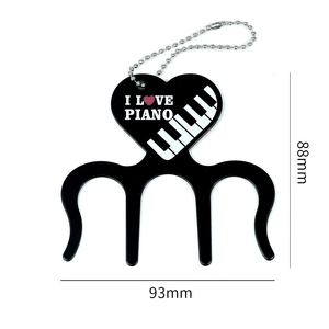 Clip marque-page multi-dents en plastique pour partitions de musique, support de partitions pour pianistes, idéal pour les apprenants de piano - Product Image 2