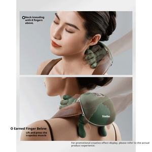 Masajeador Eléctrico Vibrador al por Mayor, Alivio Corporal, Masajeador Shiatsu Portátil, Masajeador de Tejido Profundo para Cuello y Hombros con Calor - Product Image 3