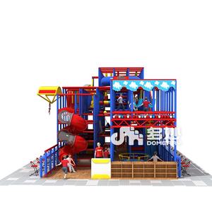 Aire <span class=keywords><strong>de</strong></span> <span class=keywords><strong>jeux</strong></span> d'intérieur pour enfants, duplex en usine, <span class=keywords><strong>avec</strong></span> diapositives pivotantes et <span class=keywords><strong>trampoline</strong></span>, fournitures d'usine - Product Image 4