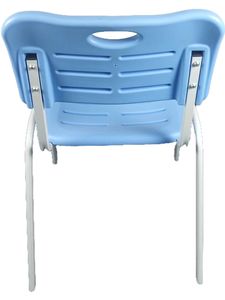 Mobilier scolaire nouveau design en plastique bleu épaissi large dossier étude <span class=keywords><strong>cours</strong></span> <span class=keywords><strong>de</strong></span> formation <span class=keywords><strong>chaise</strong></span> <span class=keywords><strong>de</strong></span> bureau - Product Image 3