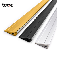 Bande lumineuse LED d'angle à 45 degrés avec profil en aluminium et couvercle en silicone, éclairage dissimulé monté en surface pour armoires/placards