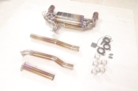Système d'échappement Catback à soupapes pour Mitsubishi Lancer Evolution X 2.0T, silencieux simple, double valve, double embout, en acier inoxydable 304