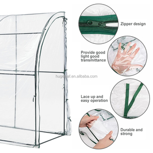Invernadero Portátil para Jardín al Aire Libre con Techo Arqueado y Cubierta Transparente, Fácil de Montar y Ecológico, Marca HUGELEAF - Product Image 3
