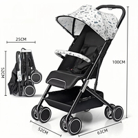 Poussette parapluie de voyage légère, poussette bébé pliable compacte et portable pour des déplacements faciles et des voyages en ville