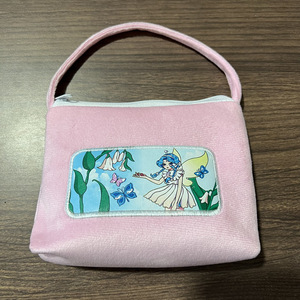 Bouillotte en flanelle rose avec motif féerique pour le confort hivernal des mains, des pieds et de la taille, portable, pour étudiants - Product Image 1