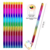 Crayons de couleur promotionnels 4 couleurs pour enfants – Idéal pour le dessin et comme cadeau de papeterie