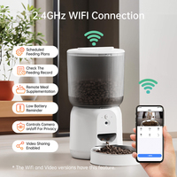 Distributeur automatique intelligent pour animaux de compagnie, grande capacité, pour chats et chiens, avec programmation de l'alimentation, modèle d'usine, pour l'exportation