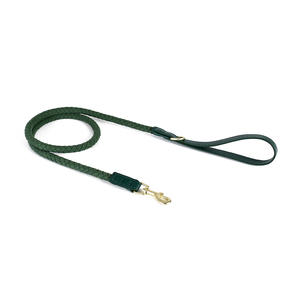 Collare per animali domestici in pelle scamosciata intrecciata personalizzato dal produttore catena per cani in corda di piombo per cani Keji Border zootecnia di piccole e medie dimensioni - Product Image 2