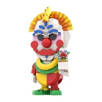Funbuild-Blocs de Construction Personnalisés, Mini Figurines, Clown Tueur de l'Espace, Jouet Modèle Amine Monstre