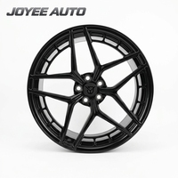 Jantes forgées personnalisées noir brillant à 10 branches, 17-24 pouces, 5x112 5x114.3 5x120 pour Ford Mustang Chevrolet Camaro BMW Série 4