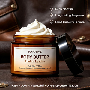 Crema Corporal Masculina de Cuero Ombre al por Mayor con Manteca de Karité y Aceite de Coco, Producto Hidratante Profundo para el Cuidado Corporal Masculino - Product Image 1