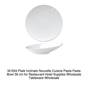 จานทรงเฉียง Nouvelle Cuisine ขนาด 30 ซม. สำหรับใส่พาสต้า รุ่น M1934 - Product Image 2