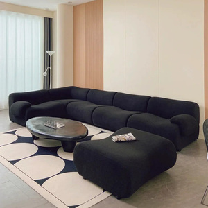 Muebles seccionales modulares minimalistas y elegantes, juego de sofás para sala de estar, muebles de lujo modernos, conjunto de sofás, sofá de paquete al vacío de <span class=keywords><strong>3</strong></span> plazas - Product Image 4