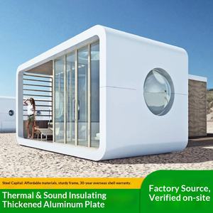 Casa Móvil Tipo Contenedor Resistente a Impactos y Corrosión para Exteriores, Casa Rodante, Quiosco de Verano para Camping - Product Image 2