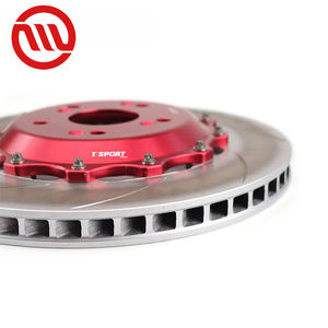 Sistema de frenos TTSPORT de alta calidad, Rotor de disco de freno, 330x28MM, para Volkswagen Golf 4, Kit de frenos de carreras rojo, TT5440 - Product Image 2