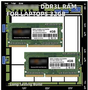 Mémoire RAM DDR4 4 Go 2133/2400/2666/2933/3200 MHz SODIMM pour ordinateur portable - Product Image 3