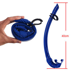 <strong>Silicone</strong> Snorkel Tube for Adults Diving Spearfishing <strong>Underwater</strong> Exploration with Free Diving Float Line Free Diving Snorkel - Product Image 3