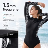Combinaison de plongée courte OEM 1,5 mm en néoprène pour femme, sexy, pour la plongée libre et le surf