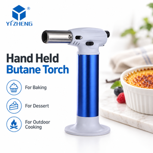 YIZHENG YZ-022 <span class=keywords><strong>Chalumeau</strong></span> <span class=keywords><strong>de</strong></span> cuisine portatif au butane à flamme jet pour la pâtisserie, les desserts, le barbecue et la cuisson - Product Image 2