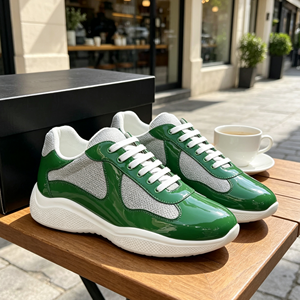 Zapatos de diseñador de moda de lujo de alta calidad para hombre, zapatillas transpirables con parte superior de cuero premium, zapatos de alta gama con logotipo personalizado - Product Image 2