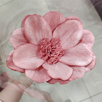 Grandes fleurs de magnolia séchées Sola faites à la main pour la décoration intérieure, arrangement floral artisanal, aromathérapie, décoration de mariage