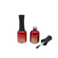 Flacon vide en verre de 12 ml et 15 ml pour vernis à ongles UV, impression personnalisée de haute qualité, pour l'emballage d'articles de nail art