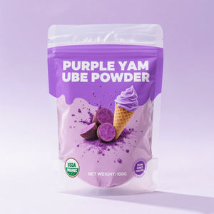 Paket kustom bubuk ubi ungu kualitas terbaik bubuk Ube Poudre murni - Product Image 3