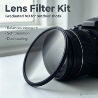 OEM GC-GRAY 77mm/82mm ND Neutraldichte Wasserdichter Glasfilter mit Aluminiumrahmen für Fotografie und Kamerabeleuchtungskontrolle