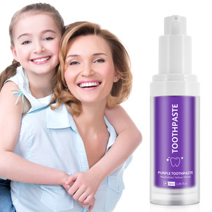 Wholesale Hot Sale 30ml Purple Foam Remove Stains Dental <strong>Colour</strong> <strong>Corrector</strong> Teeth Whitening <strong>Toothpaste</strong> - Product Image 3