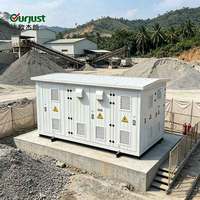 Poste de transformations compact transportable sans perte de puissance 10 kV pour l'ingénierie municipale et les aéroports, certifié ISO