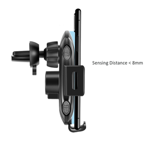 Chất lượng cao 15W nhỏ gọn di động không dây sạc xe hơi đứng QC3.0 Type-C 2A ngắn mạch an toàn nhanh chóng sạc điện thoại di động Adapter PD - Product Image 2