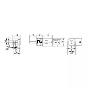 DC 3V/6V/12V N20 미니 마이크로 메탈 기어 모터 기어휠 포함 DC 모터 15/30/50/60/100/200/300/500/1000RPM - Product Image 5