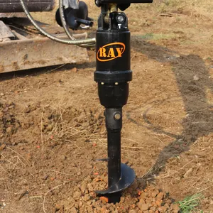 Auger terre Post Tarière Trou Profond Tarière Tarière pour Pelle/Skid Steer Loader/chargeuse-Pelleteuse