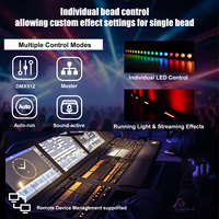 Barre de lumière LED 18x10W RGBW 4-en-1 DMX à activation sonore, IP20, pour scène, club, KTV, DJ, discothèque – Vente directe usine