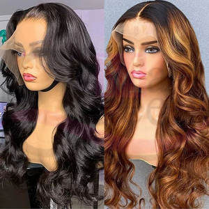 Peluca de cabello humano Natural <span class=keywords><strong>con</strong></span> encaje <span class=keywords><strong>Frontal</strong></span> transparente, pelo Natural virgen indio <span class=keywords><strong>con</strong></span> densidad de 180%, venta al por mayor - Product Image 5