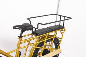 Porte-vélos électrique à double selle avec entraînement pour enfants Bicyclette électrique hybride à batterie au lithium Vélo de ville - Product Image 6