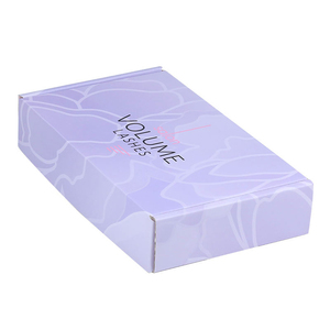 Sang trọng Cookie <span class=keywords><strong>Macaron</strong></span> vận chuyển hộp biểu tượng tùy chỉnh màu hồng tím gửi thư Hộp bao bì cho doanh nghiệp nhỏ - Product Image 3