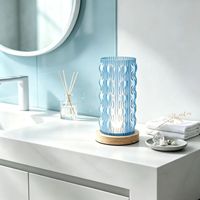 Lámpara de Mesa Moderna, Flexible, Simple, Ajustable en Altura, con Luz LED Cálida Blanca, Alimentación USB, CRI 80, para Sala de Estar y Eventos