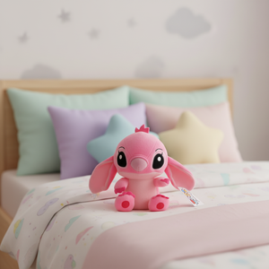 Peluche Super Douce <span class=keywords><strong>Princesse</strong></span> Animaux Marins Brodés Réversibles, Rembourrage Coton PP, Cadeau d'Anniversaire, Anti-Stress, Anti-UV - Product Image 2