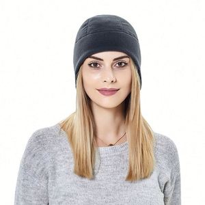 <b>Mens</b> Earflap Hat <b>Winter</b> Windproof Helmet Liner <b>Caps</b> Soft Warm Polar Fleece Beanie Hats Womens <b>Cap</b> With Ear Flaps - Product Image 2
