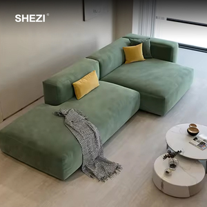 ชุดโซฟาเข้ามุมรูปตัวไอแบบโมดูลาร์ SHEZI ประกอบได้อิสระ สำหรับโรงแรมและห้องนั่งเล่น - Product Image 2