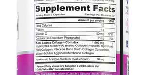 OEM логотип собственной торговой марки Гиалуроновая кислота и витамин С гидролизованные коллагеновые пептиды типа I II III V X мульти коллагеновые капсулы - Product Image 2