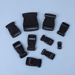 Hebillas de plástico de liberación lateral negras para bolsos, mochilas, riñoneras, accesorios duraderos para bolsos - Product Image 1