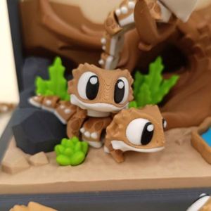 Llavero de rana articulada 3D de ojos grandes, el más vendido, modelo de mascota realista totalmente articulado para niños y coleccionistas - Product Image 4