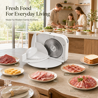 Trancheuse à pain électrique, coupe-aliments, machine à trancher le jambon, le fromage et la viande, hachoir de comptoir pour cuisine S-895