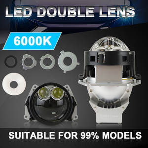 Faros LED de 3 Pulgadas para Automóvil, Lente de Proyector Bi-LED, 10000K, 150W, IP68, Impermeables, 12V, 10000 Lúmenes, Accesorios Universales para Automóvil - Product Image 6