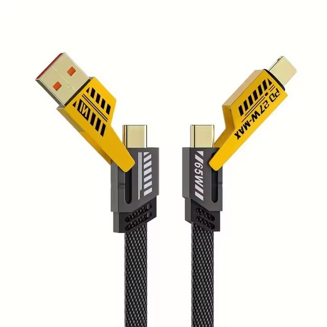 2025 Popular 65W 4 In 1 Multi Cable Charger USB C To Lighting Super Fast Charging Cable for Apple Iphone Charger